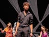 Matawan Regional High School’s Lucas Rizzuto Canero, who won a Basie for his leading role in the school’s production of “Leap Of Faith,” performs in the opening number of the 2026 Basie Awards.