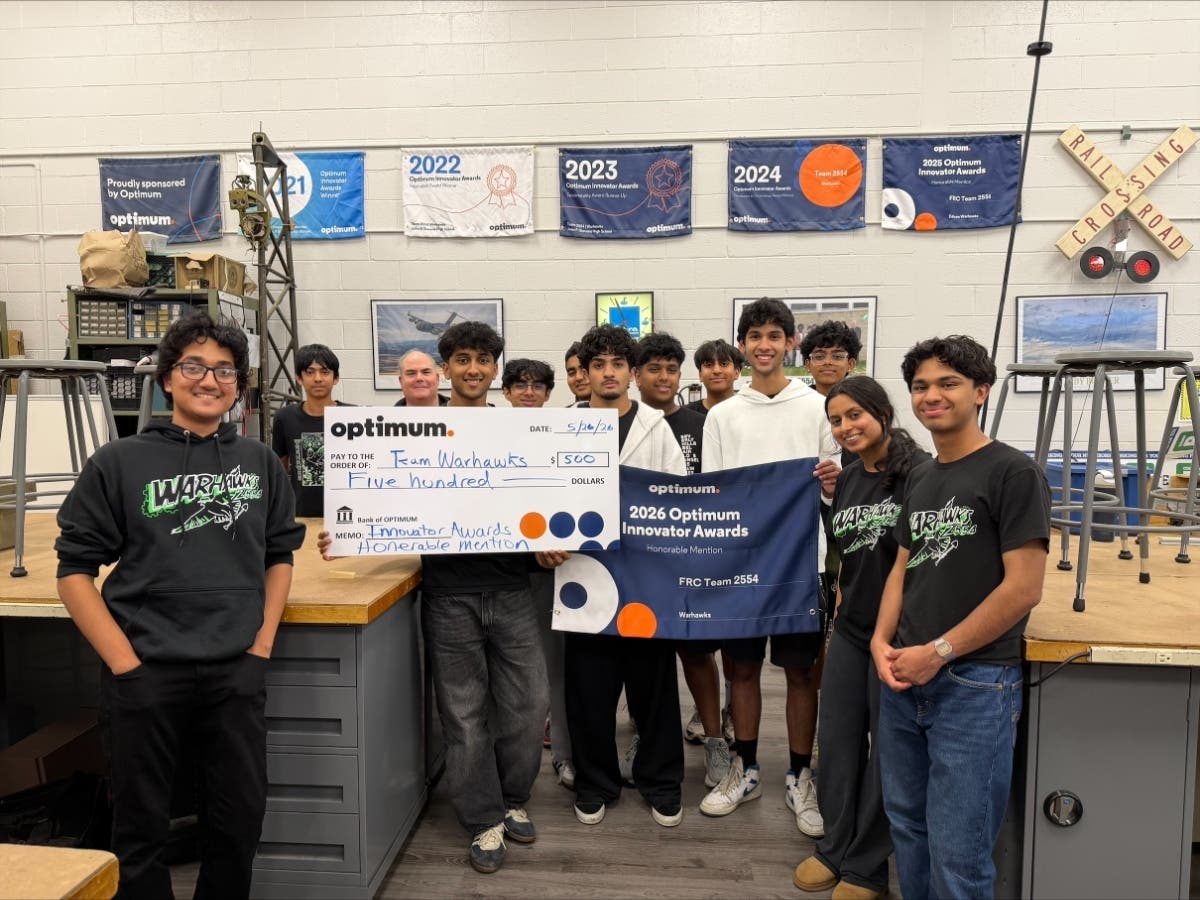 The Warhawks FIRST Robotics Team from John P. Stevens High School.