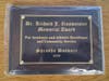 The Dr. Richard J. Zinsmeister Memorial Award.