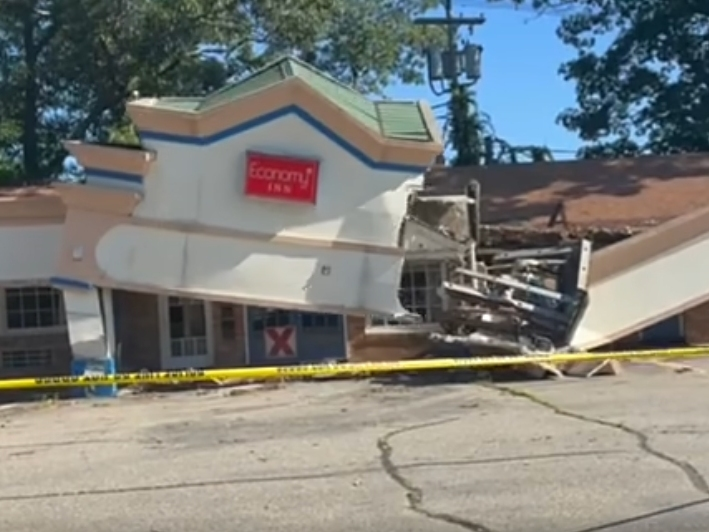 The motel collapse on Route 35.