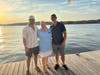 (L-R) Daniel Rafael, River Rats Skipper Jill Lynch and Marcus Gasperini.