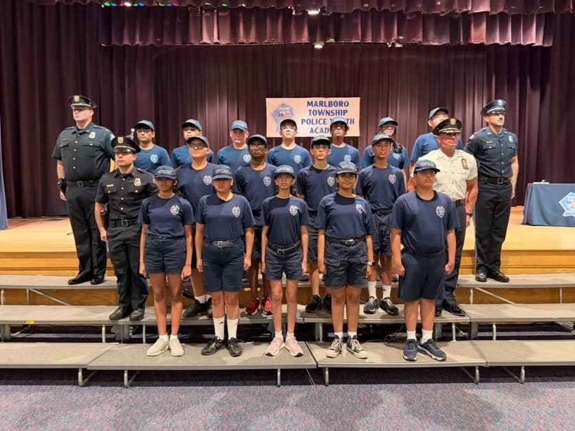 The 10th class of the Marlboro Police Youth Academy.