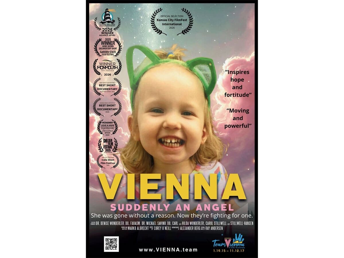 The "VIENNA: Suddenly An Angel" poster.