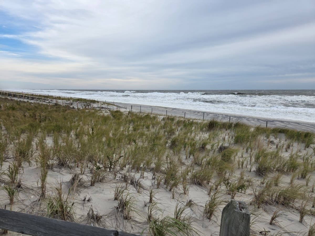 Ortley Beach ahead of the nor'easter.