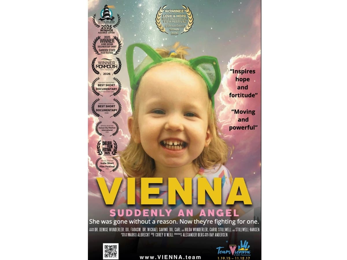 The "VIENNA: Suddenly An Angel" poster.