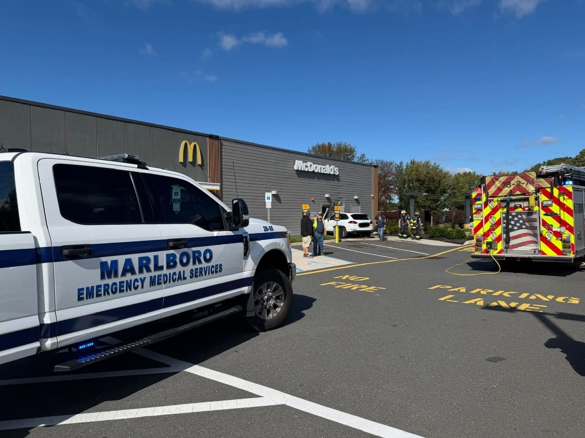 The crash at McDonald's on Route 9 North.
