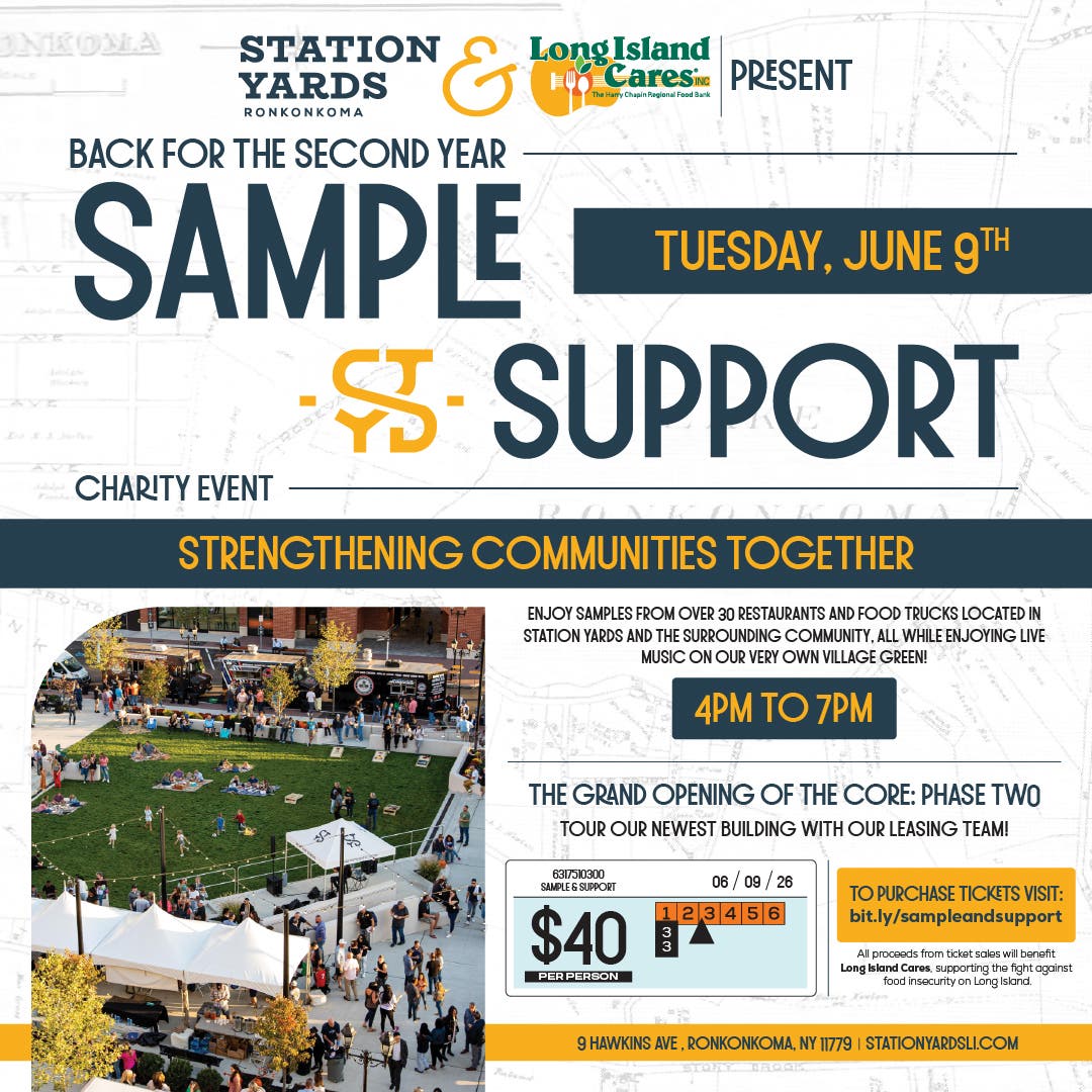 Sample & Support Charity Event