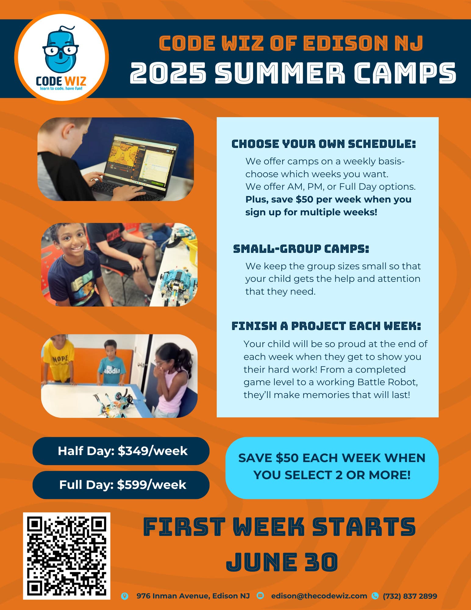 Summer Camps - Fun ways to Learn Robotics, Roblox, Python and More