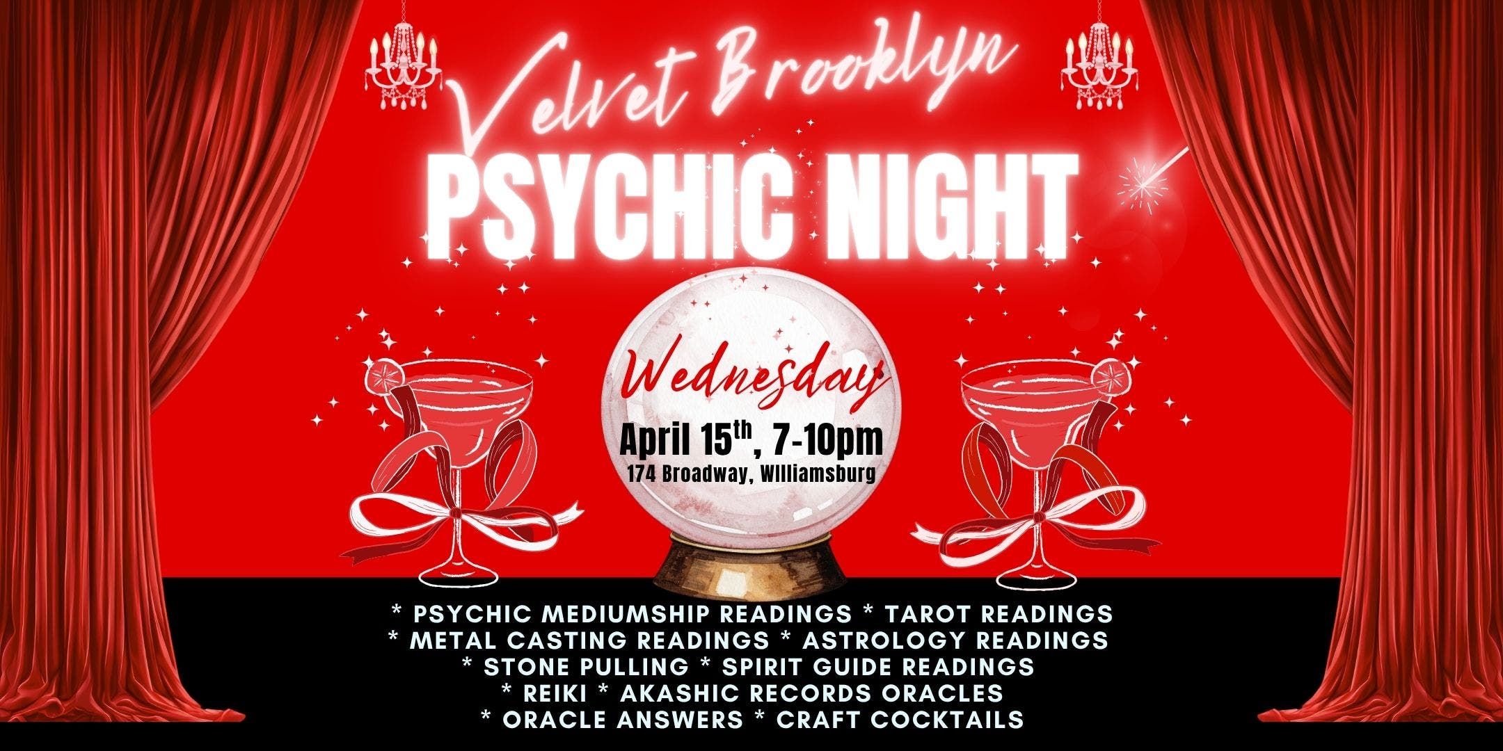 Velvet Brooklyn Psychic Night!