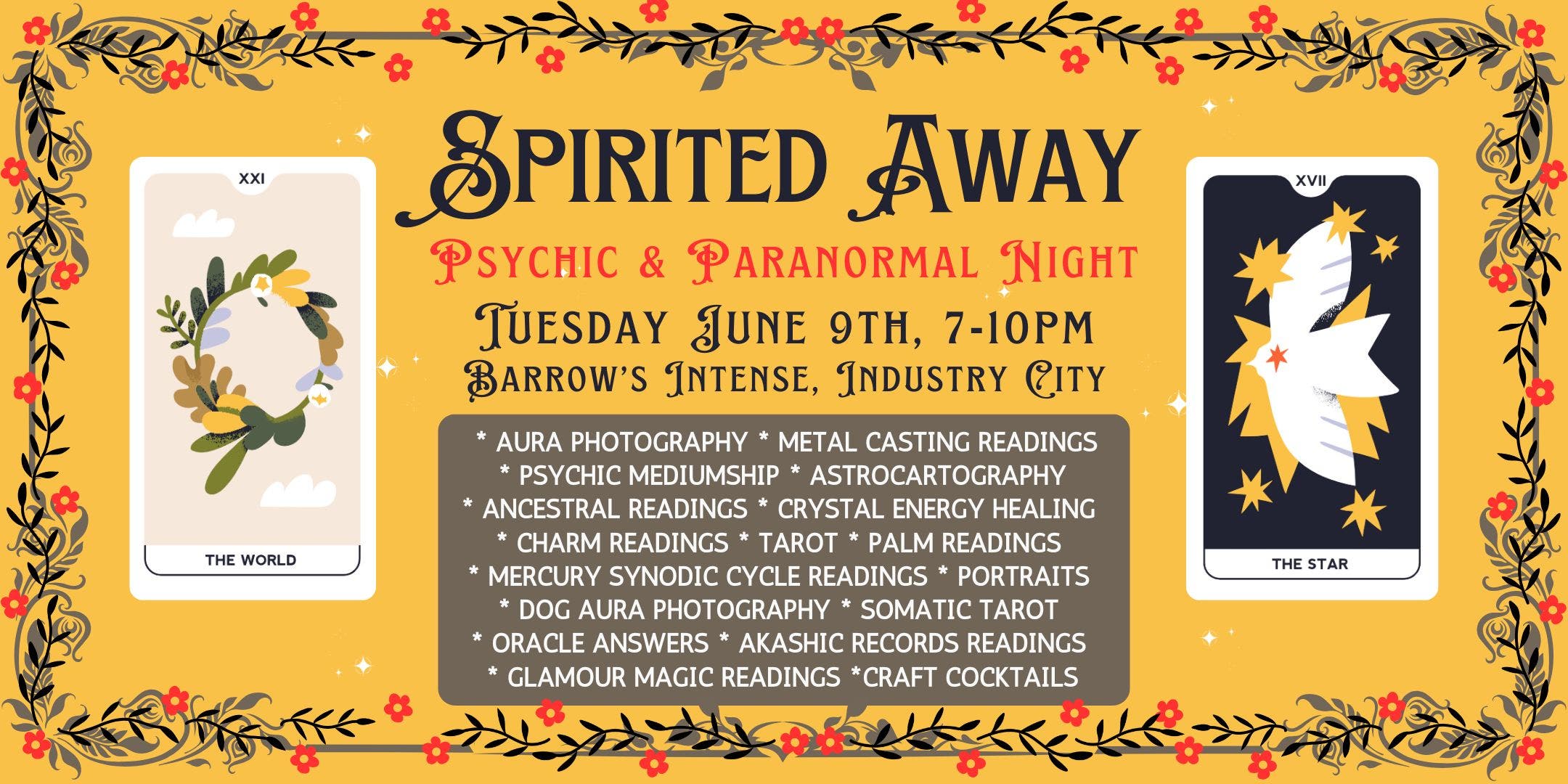 Spirited Away Psychic & Paranormal Night
