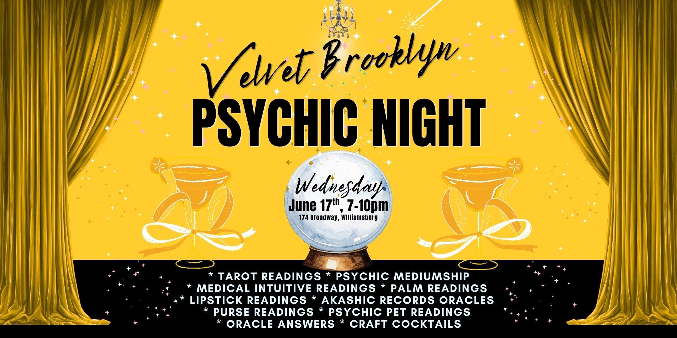 Velvet Brooklyn Psychic Night