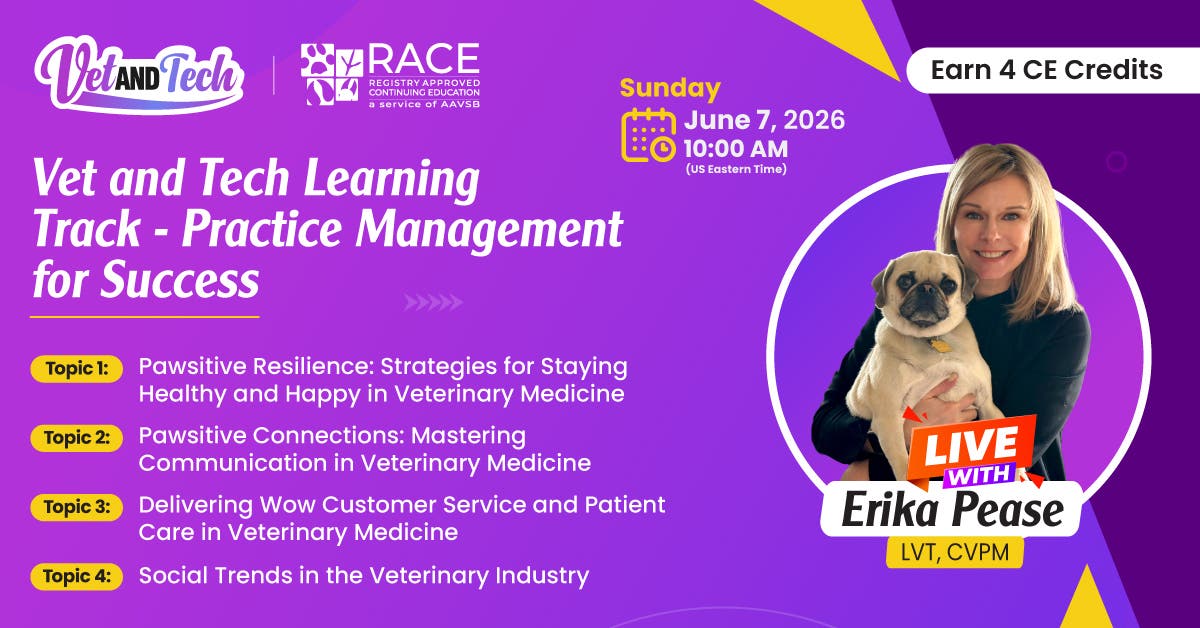 Vet and Tech Learning Track - Practice Management for Success