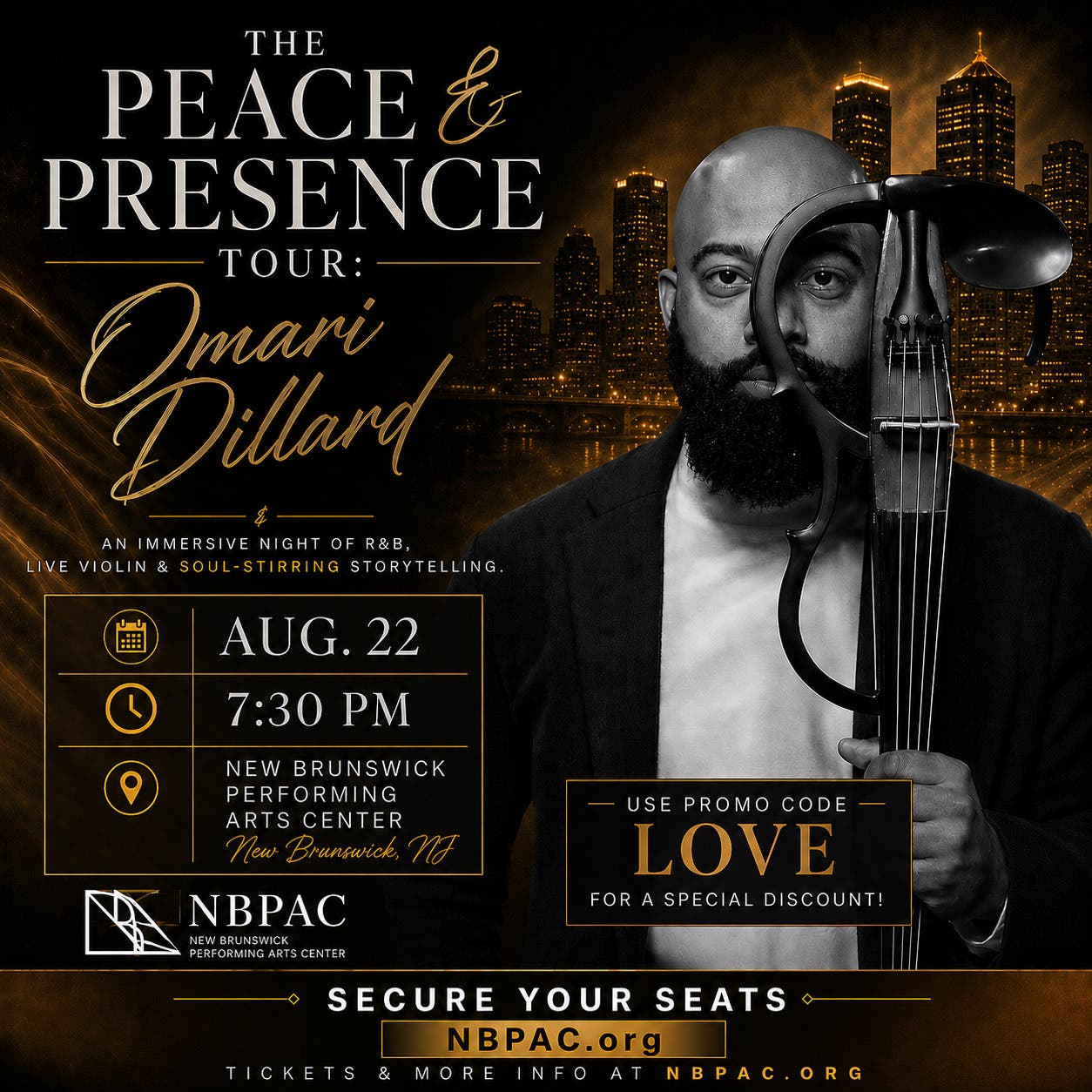 The Peace & Presence Tour: Omari Dillard