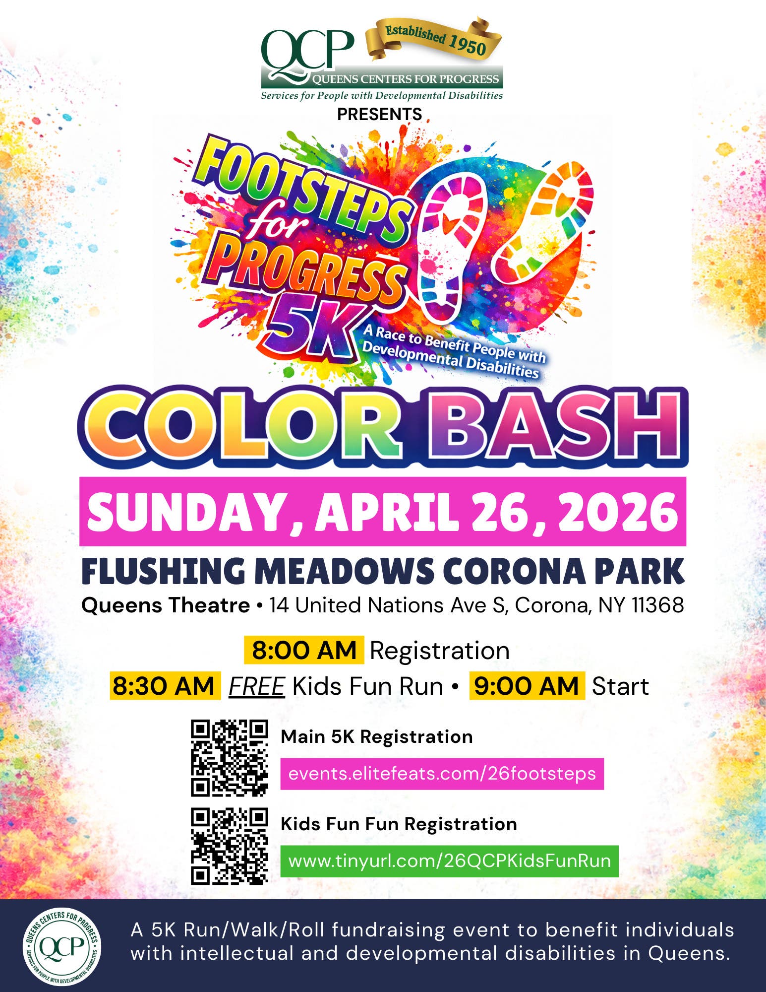 Footsteps for Progress 5K “Color Bash”