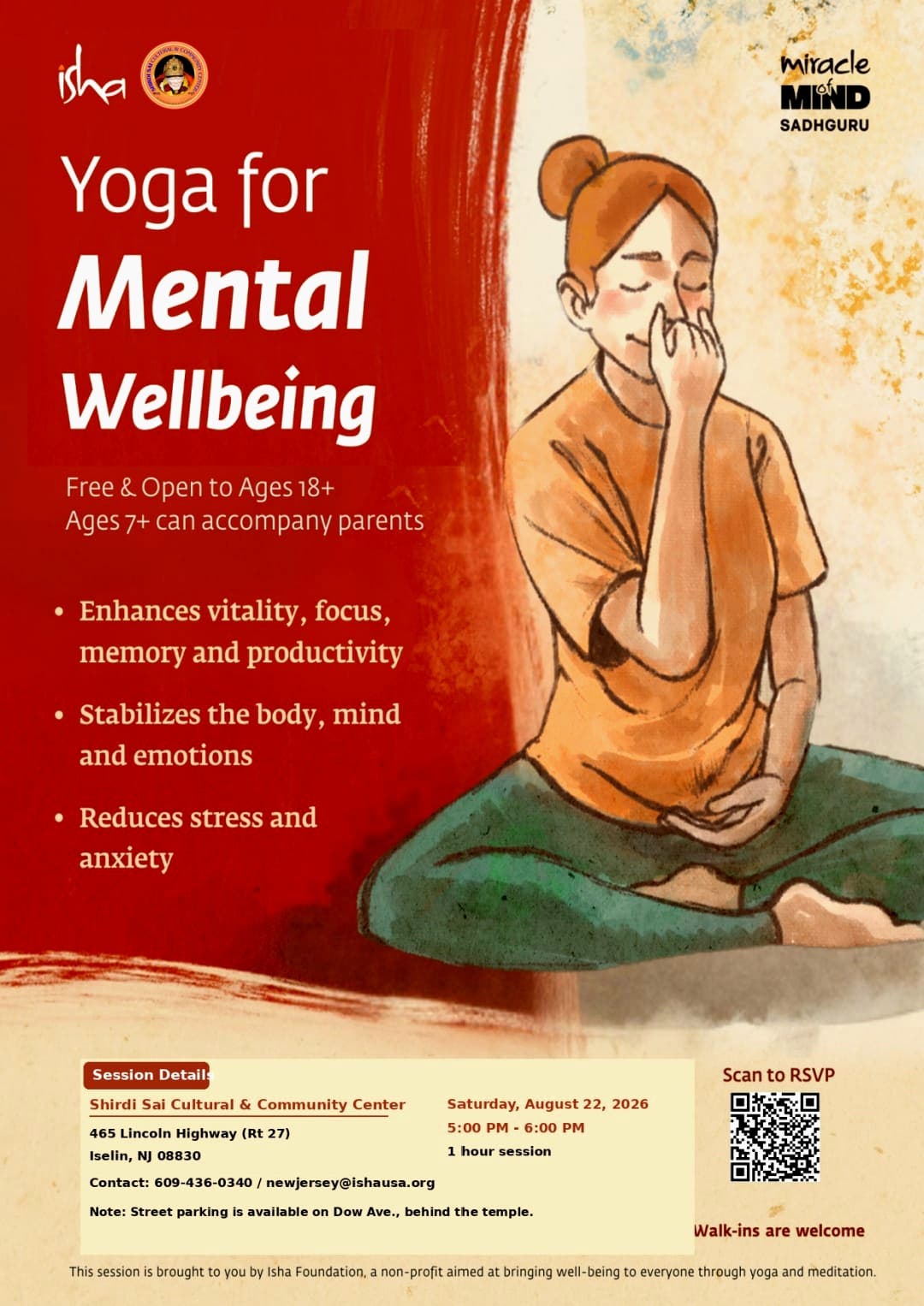 Yoga For Mental Wellbeing