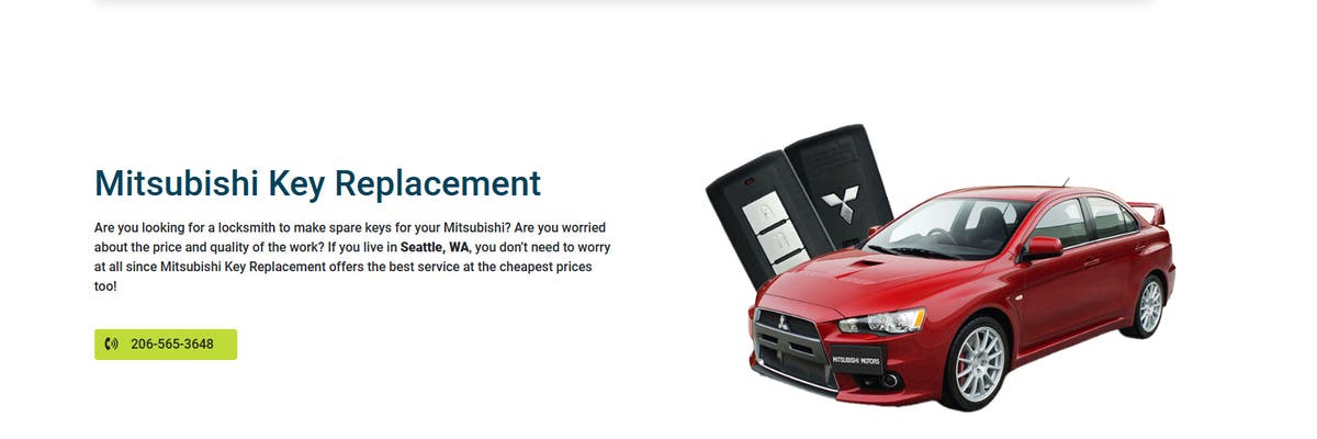 Mitsubishi Key Replacement