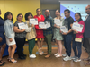 Parent University's adult ESL class at end-of-year celebration. 