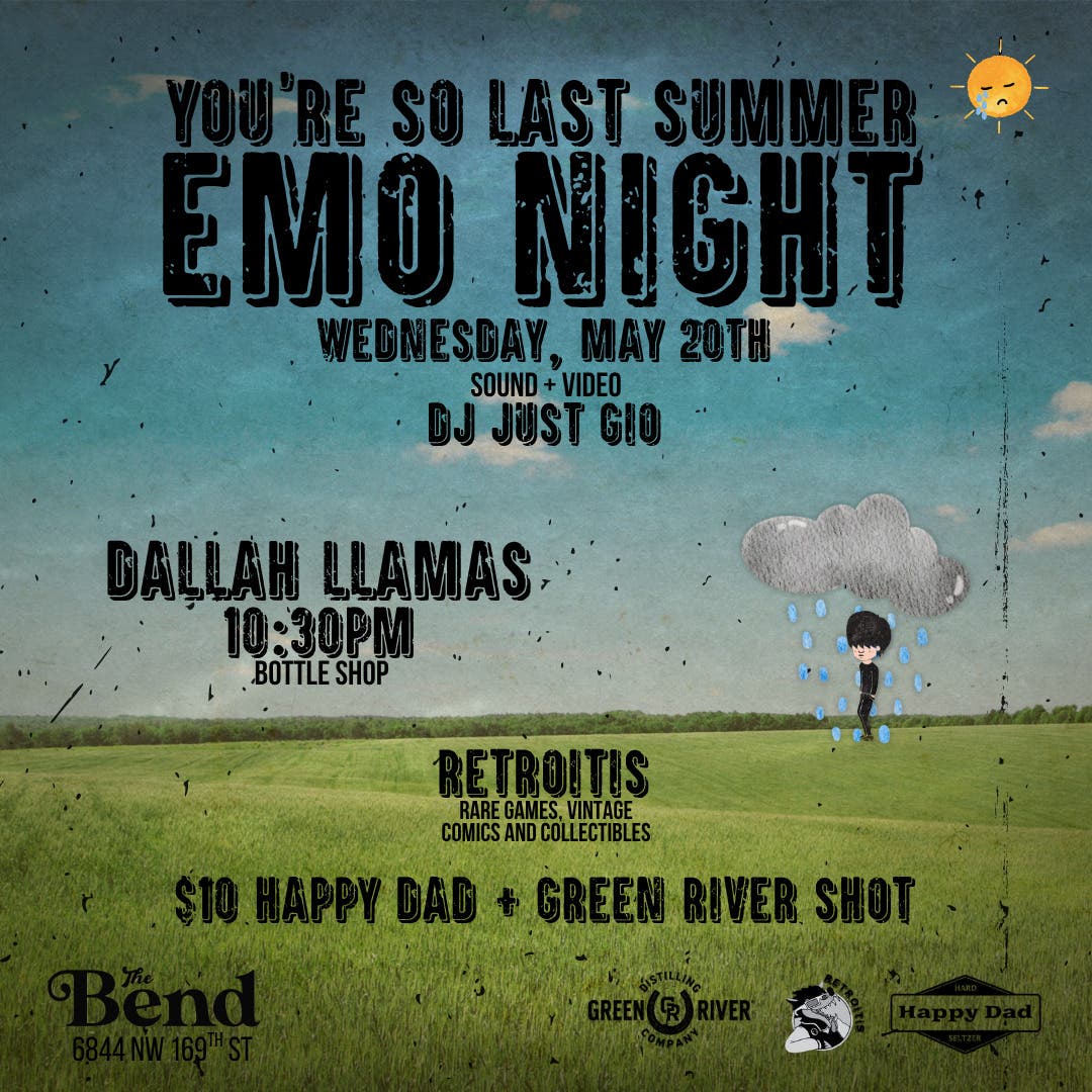You’re So Last Summer Emo Night At The Bend 
