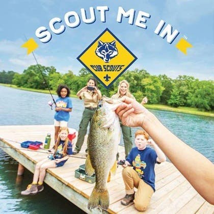Family, Friends and Fishing with the Cub Scouts