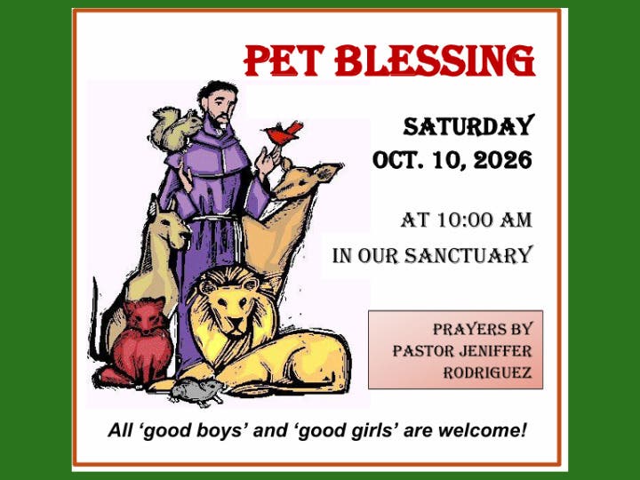 Pet Blessing