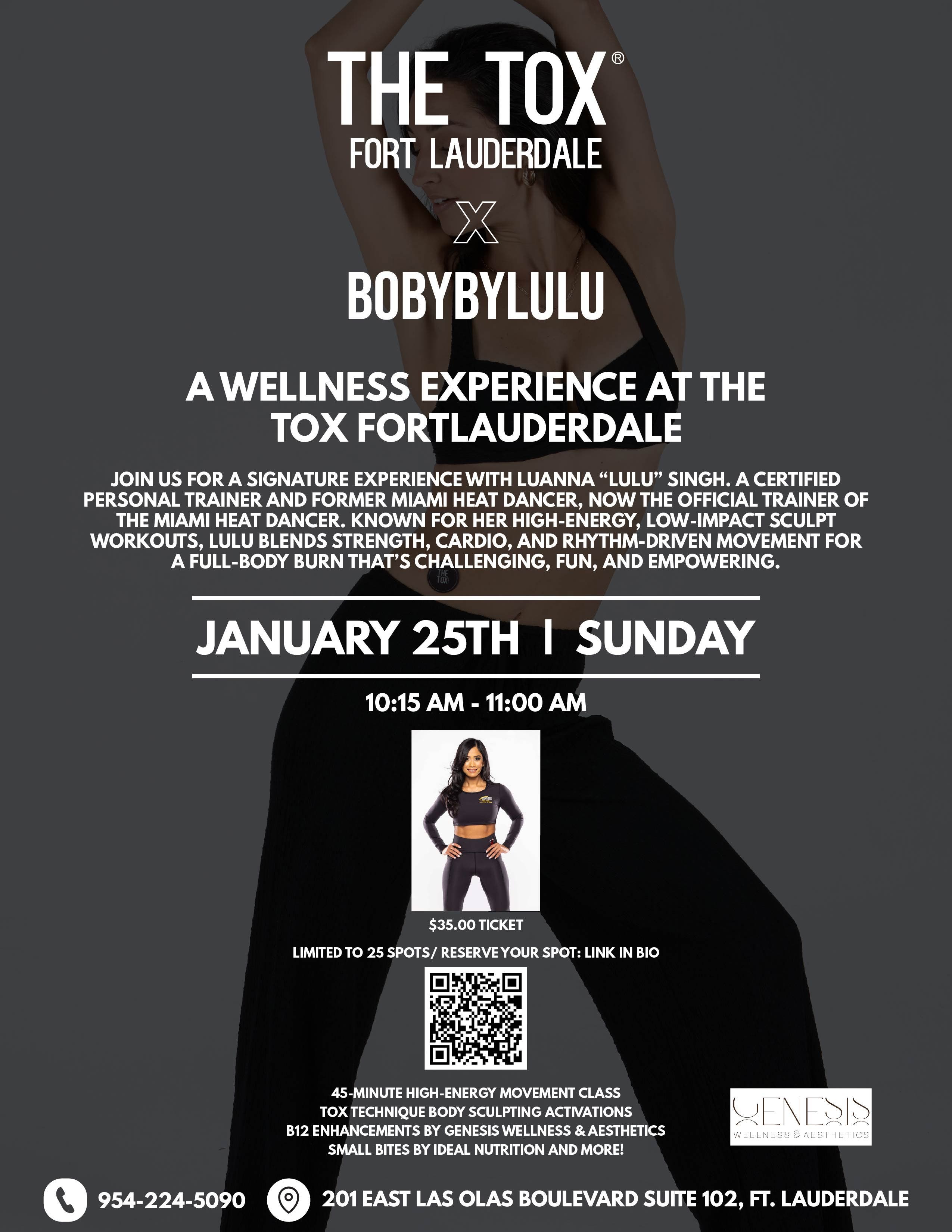 THE TOX Fort Lauderdale Wellness Experience this Sunday 1/25