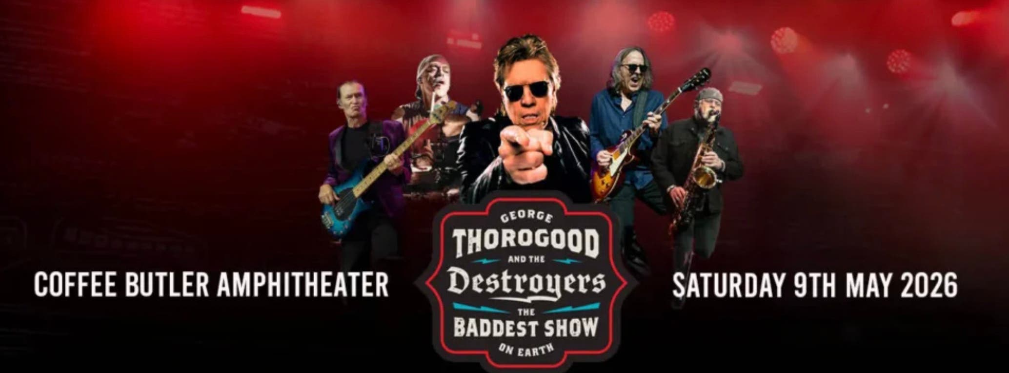 George Thorogood and The Destroyers at Coffee Butler Amphitheater