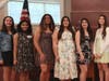 Recipients left to right: Olivia LaPorta, Saanvi Suresh, Sairah Liano, Lily Gaulin, Katelyn Gaulin, Sophie Gingold