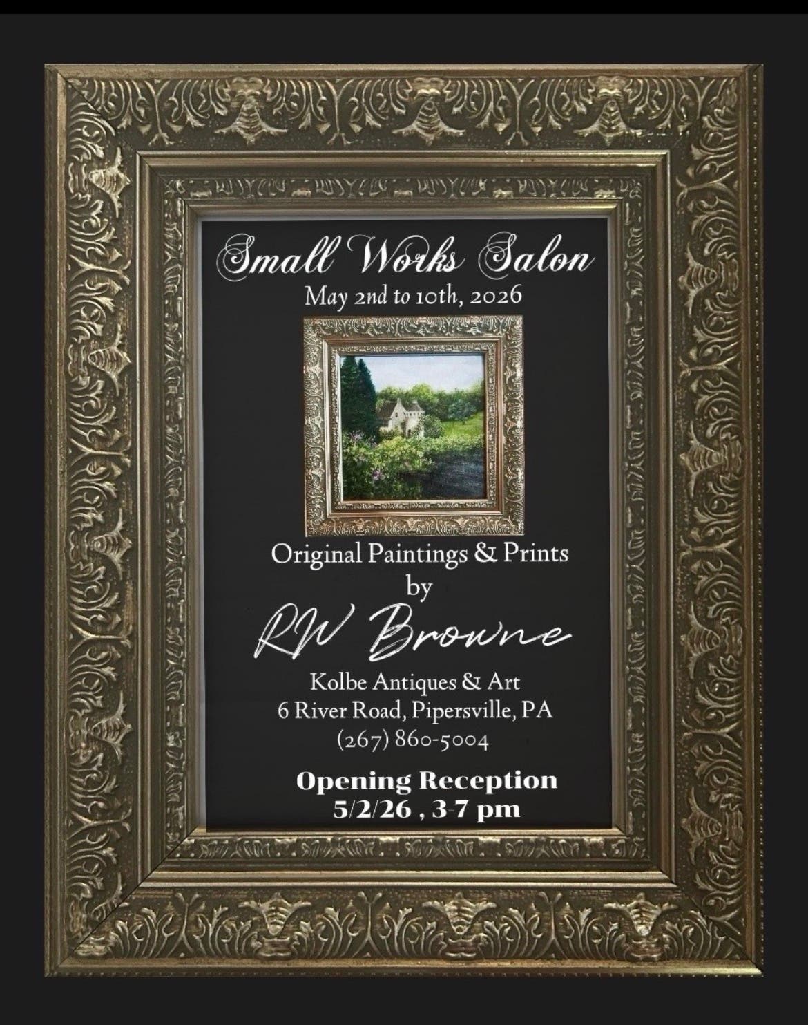 Small Works Salon - Art Reception May 2, 2026 3:00 pm - 7:00 pm