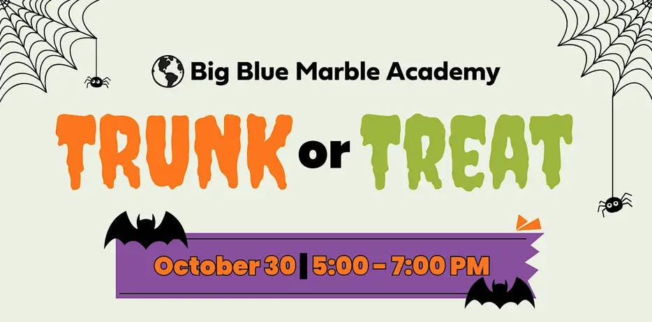 Trunk or Treat with Big Blue Marble Academy Duluth!
