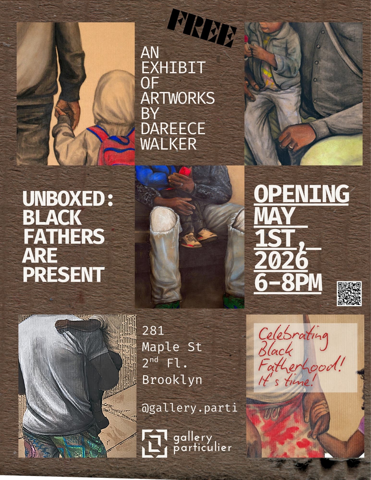 Black Fatherhood: Artworks by Dareece Walker