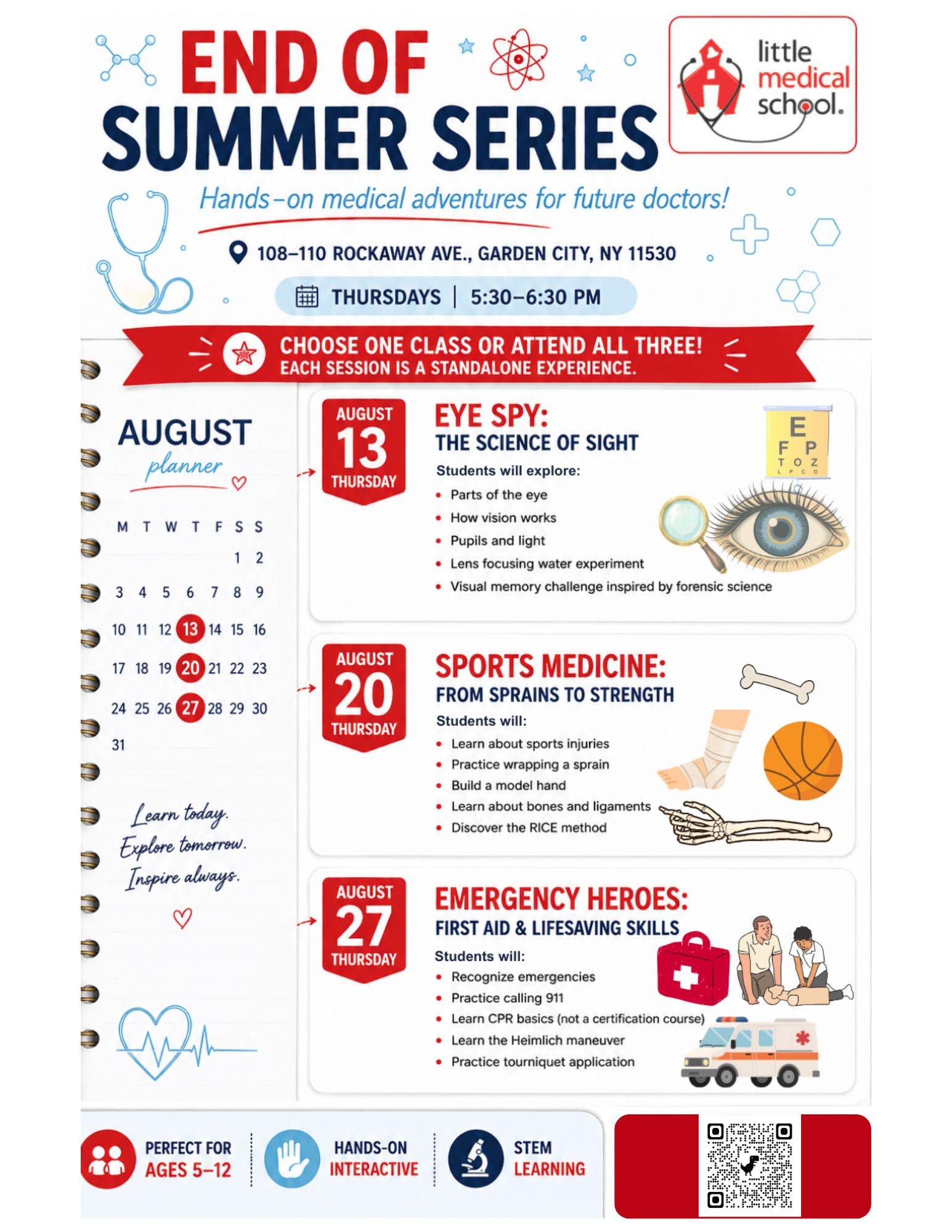 Little Medical School "End of Summer Series"