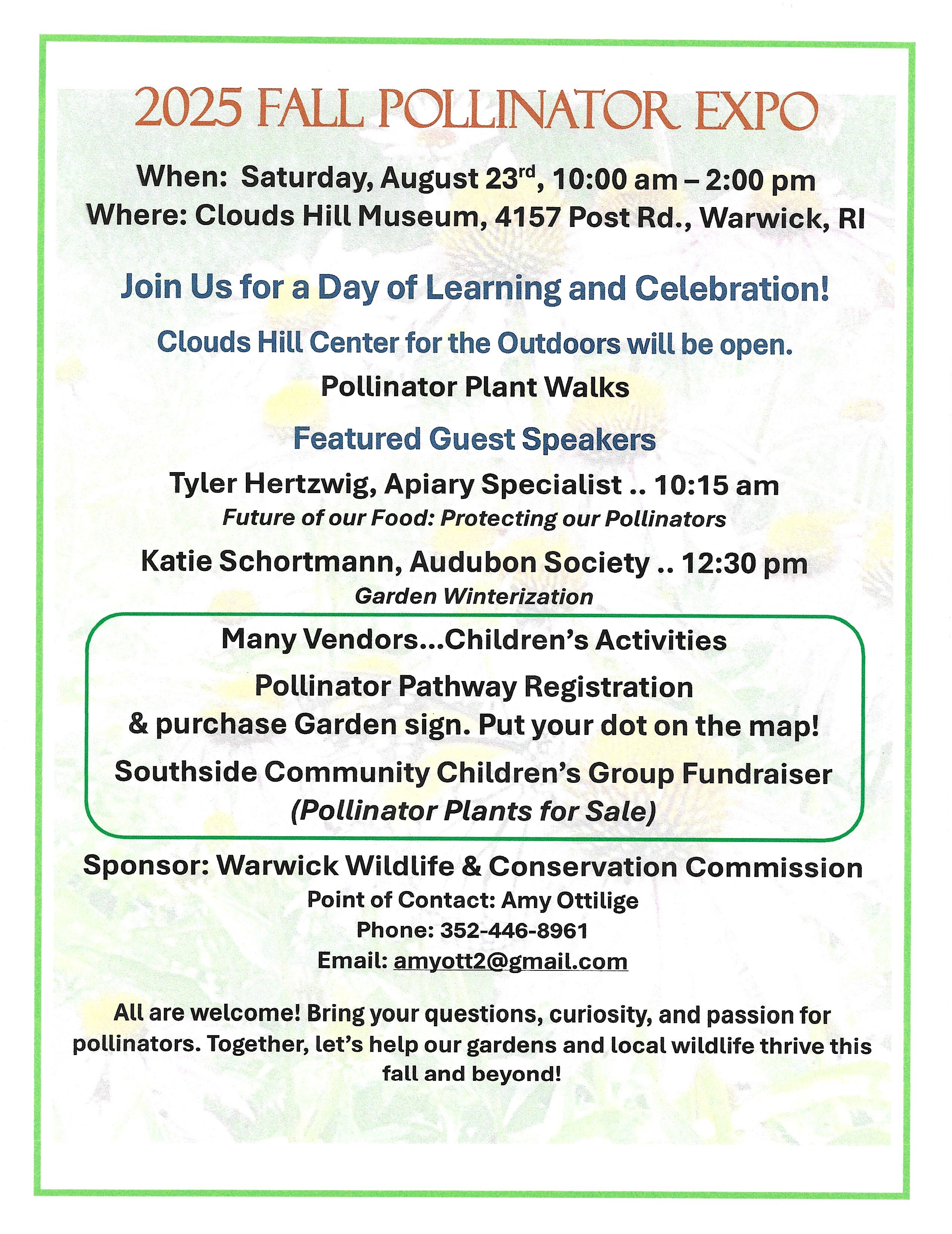 2025 Fall Pollinator Expo