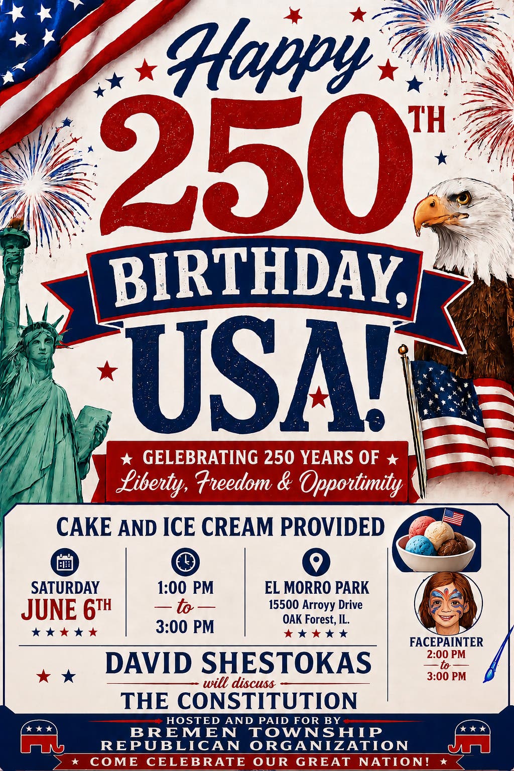 Happy 250th Birthday, USA!