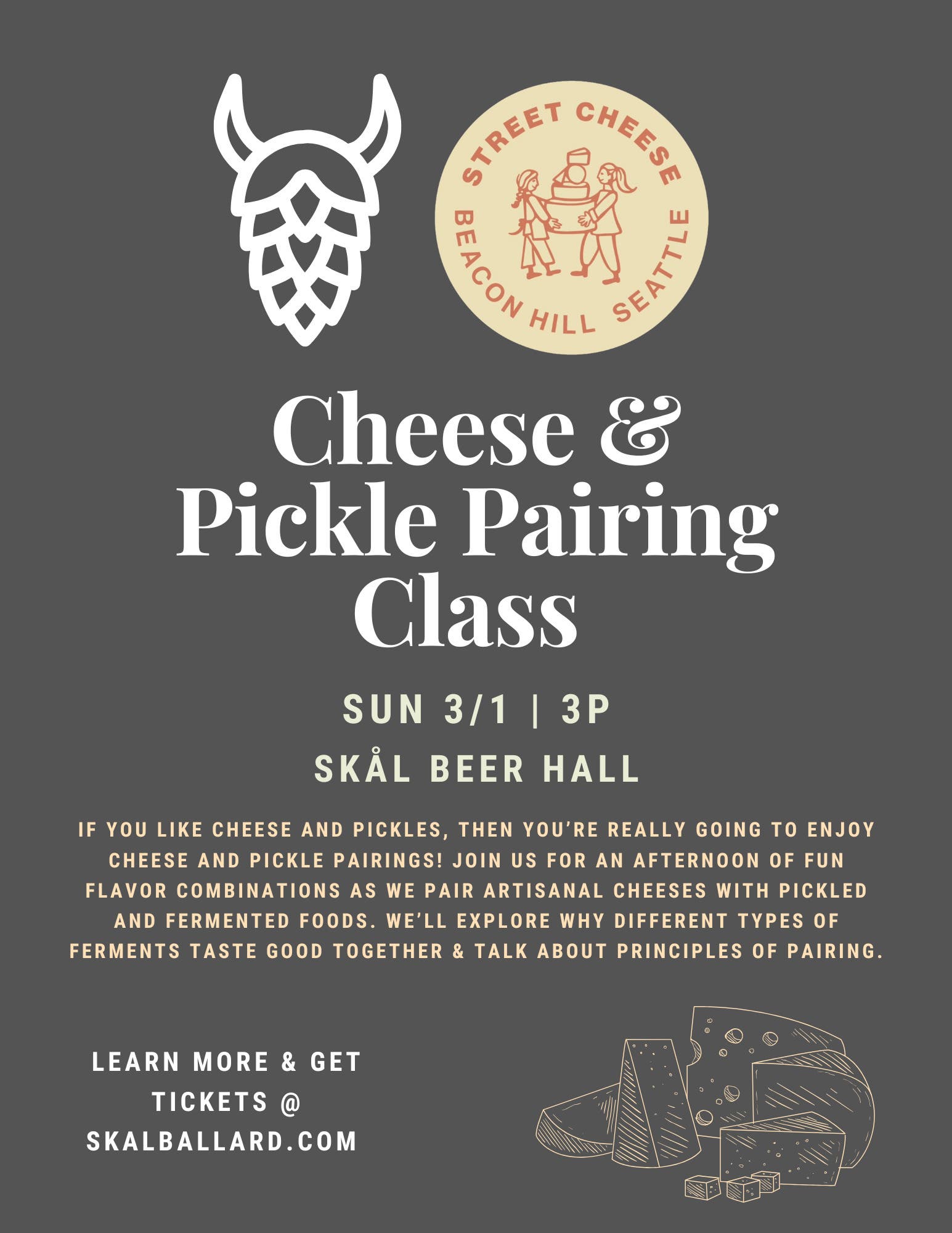 Cheese & Pickle Pairing Class