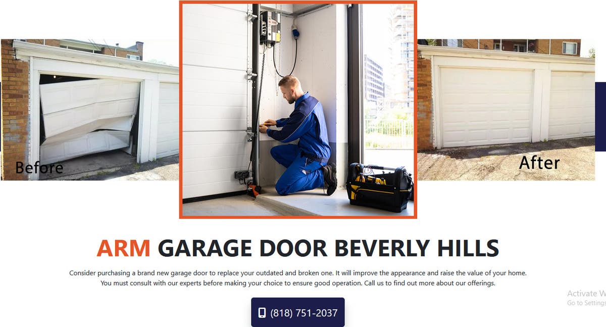 Arm Garage Door Beverly Hills CA