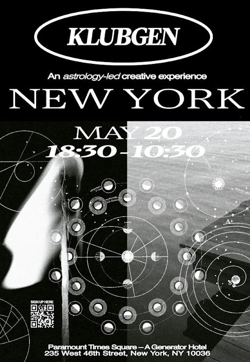 KlubGen: The Zodiac Edit at Paramount Times Square - A Generator Hotel