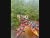 Troop ready for kayaking activity.