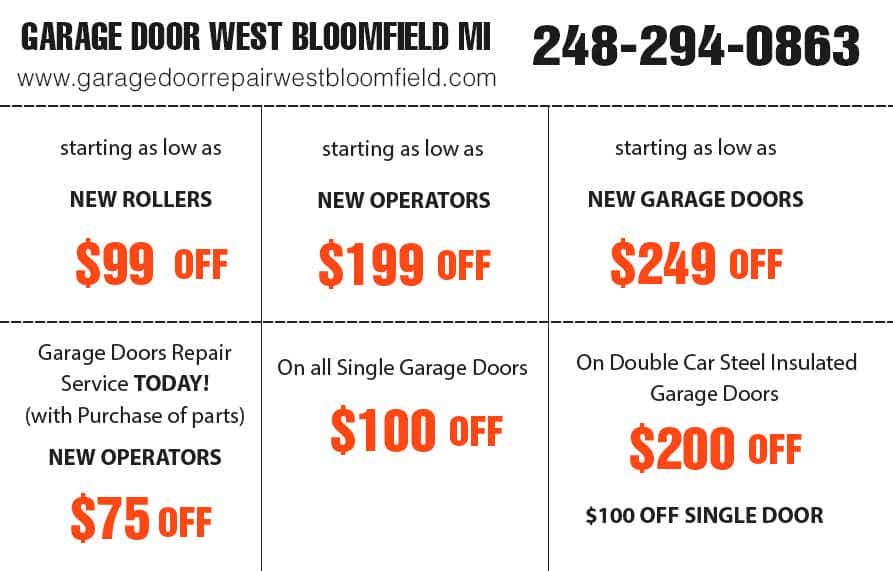  Garage Door Repair West bloomfield MI