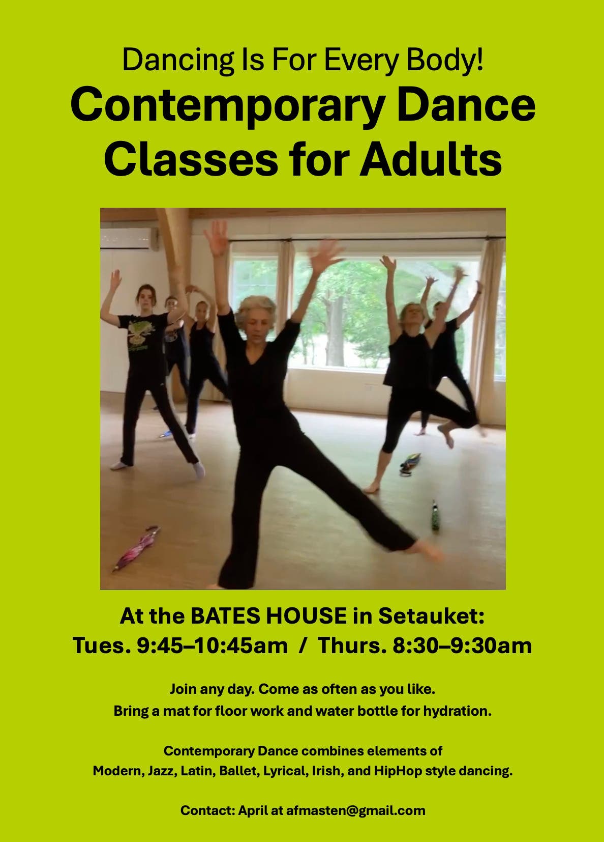 Summer Dance Classes for Adults
