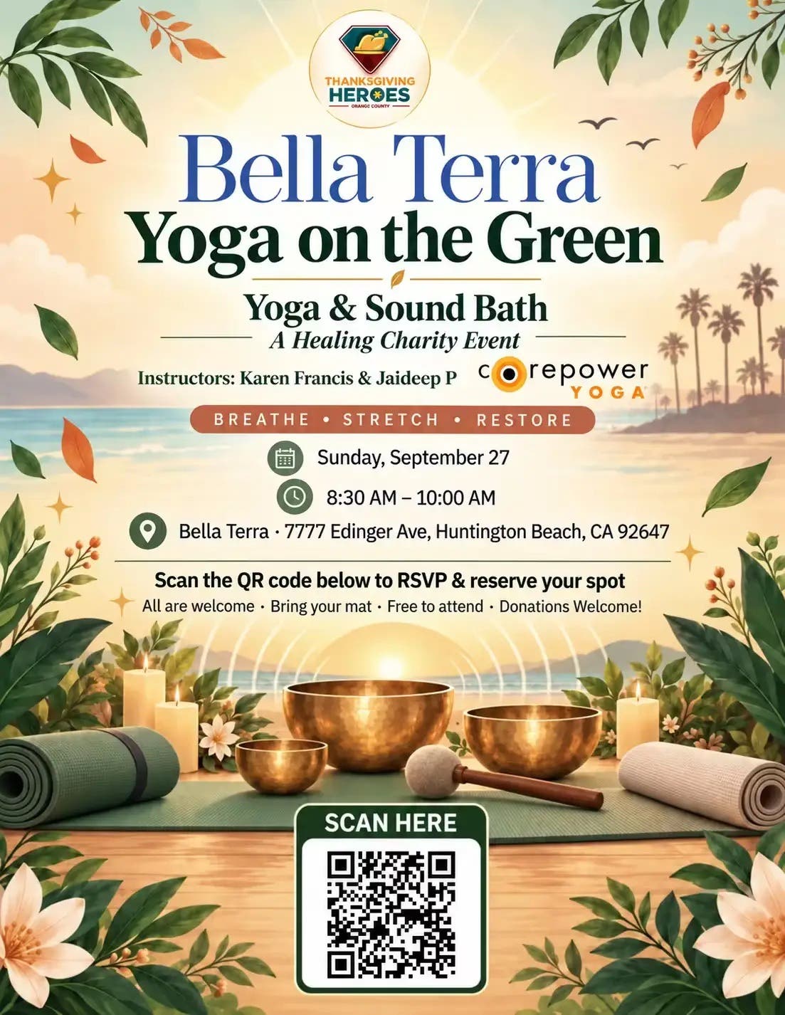 CorePower Yoga on The Green: Yoga & Sound Bath