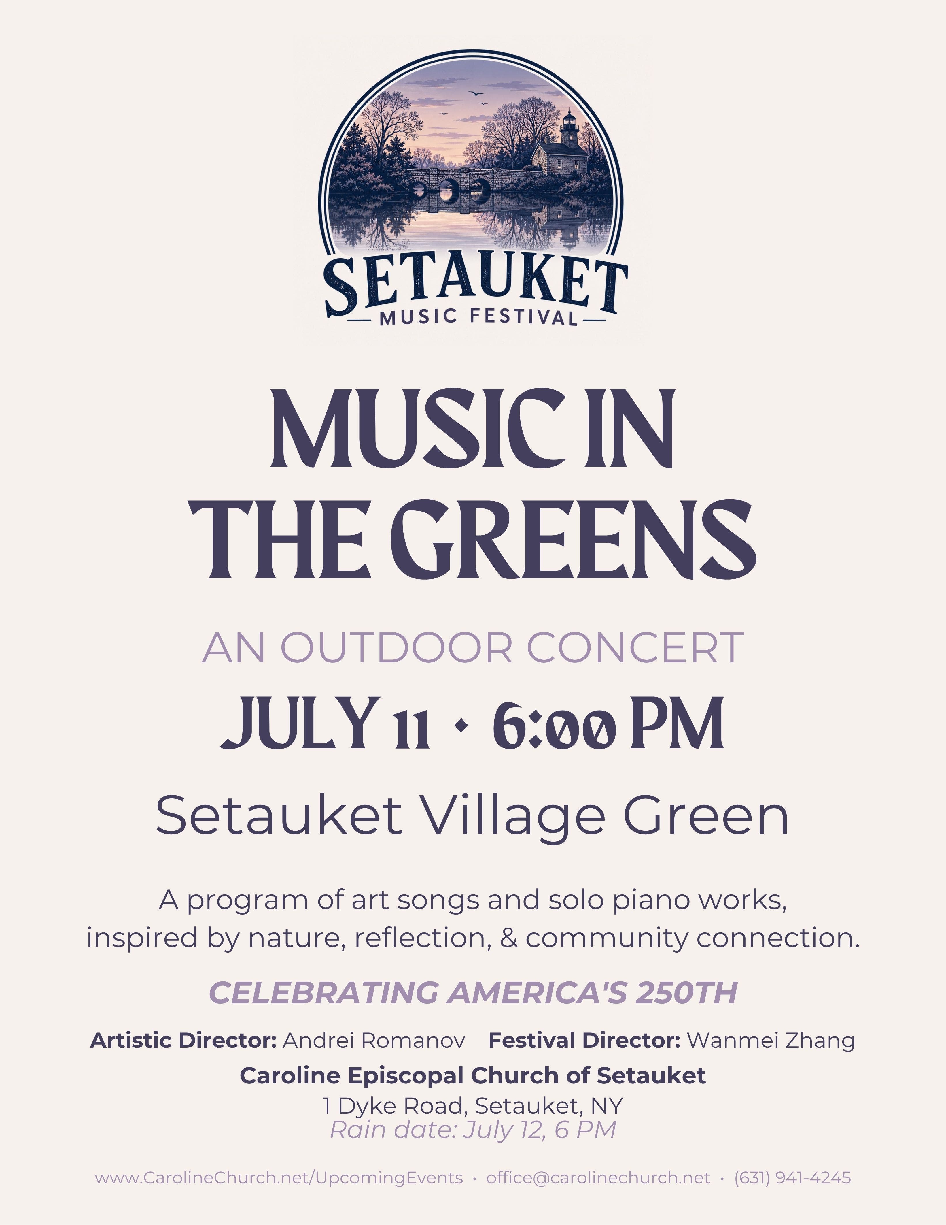 Music in the Greens | Setauket Music Festival