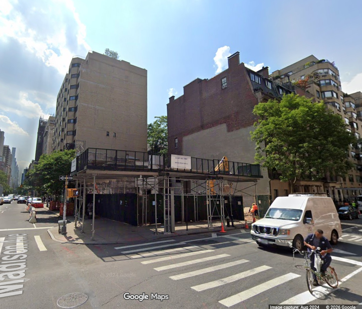 The building at 1122 Madison Ave. near East 84th Street is still under construction, and plans are still being finalized. 