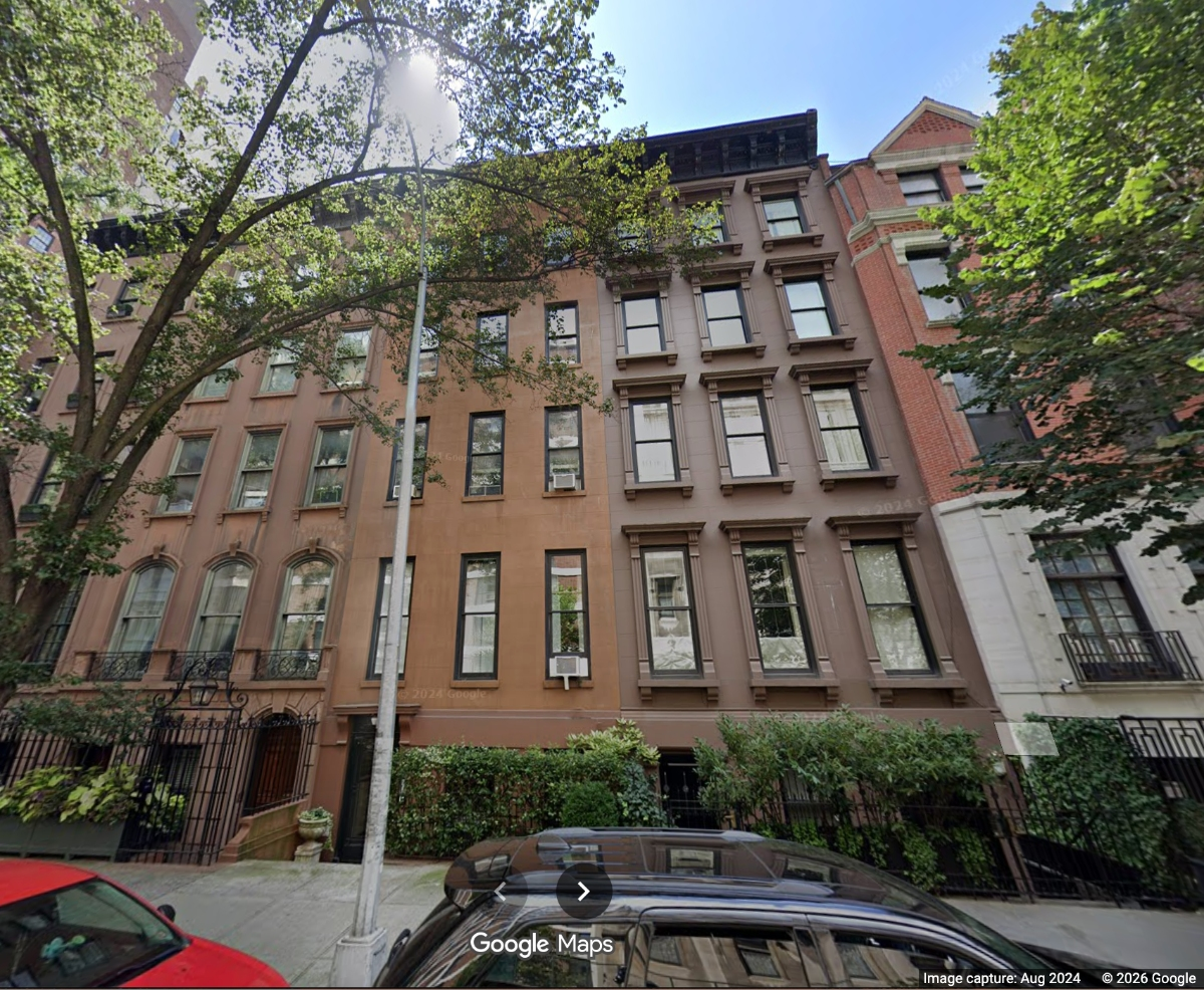 The chart-topping townhouse is located at 40 East 73rd St., between Madison Avenue and Park Avenue.