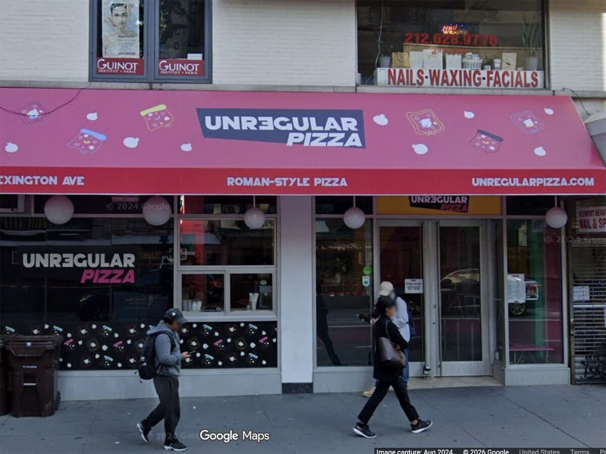 Unregular is known for its Roman-style pizza made with a 72-hour dough and premium ingredients imported from Italy, as well as its fun 1990s theme. 