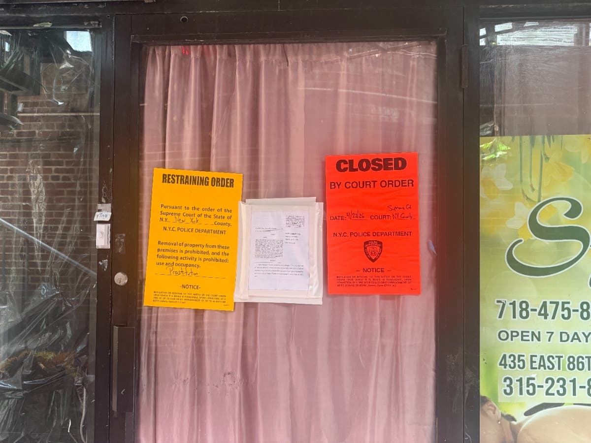 An unassuming spa tucked beneath the sidewalk on East 86th Street has been recently shut down by the NYPD after city officials accused it of operating as a prostitution hub.