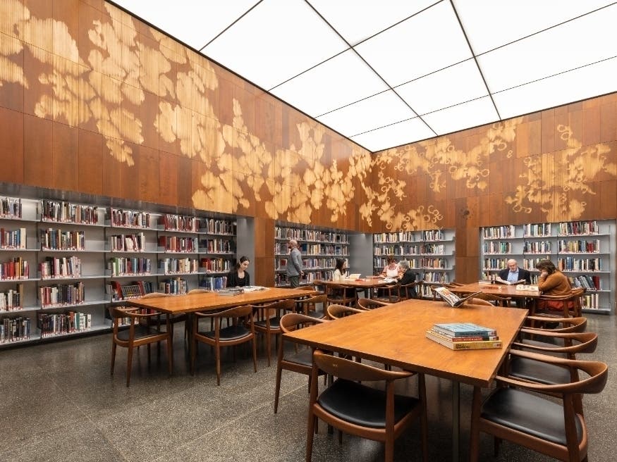 The renovated 1,000-square-foot study room reopened Tuesday following a $3,000,000  redesign by New York- and Los Angeles-based architecture and design firm Young & Ayata.