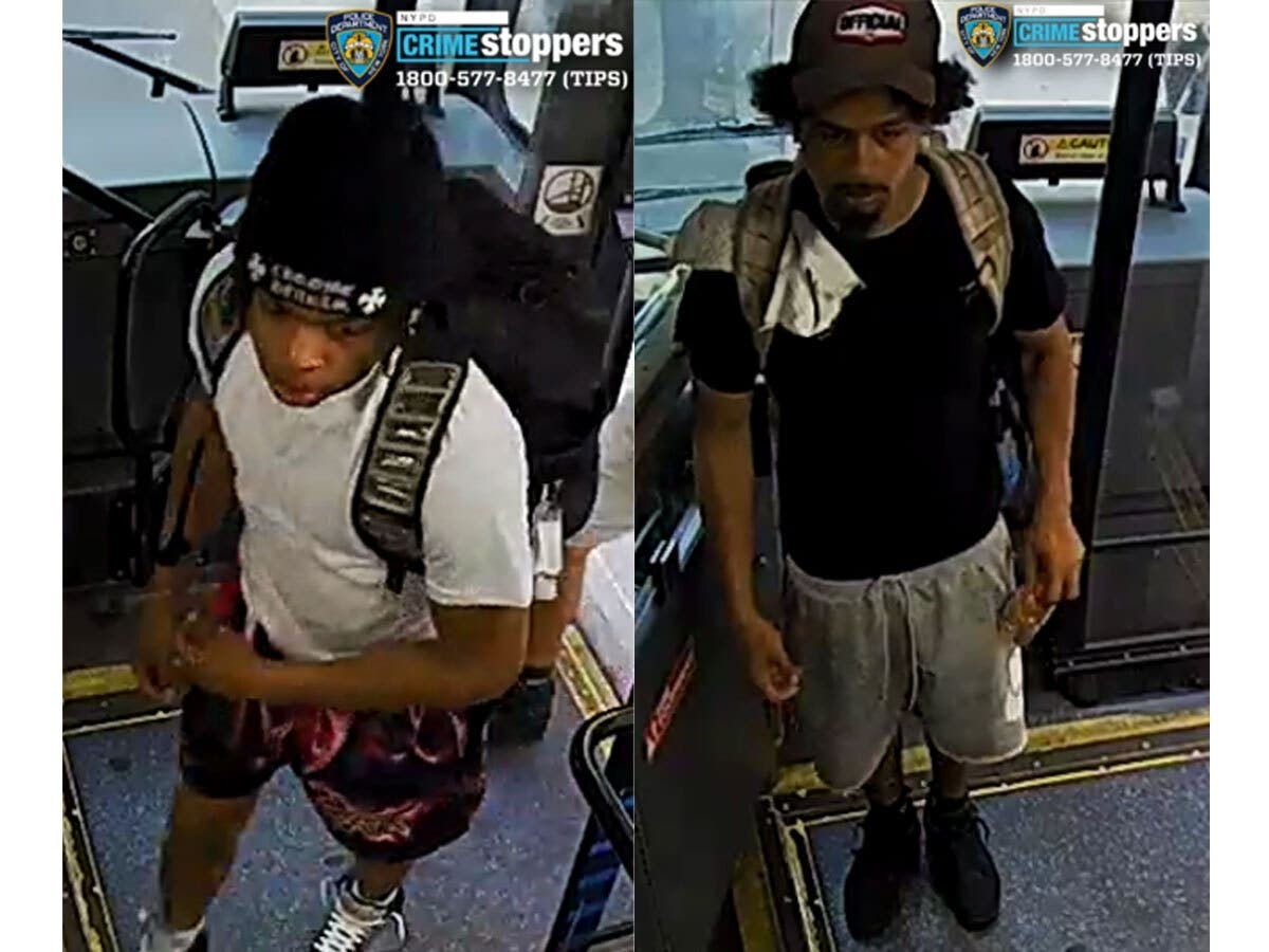The NYPD released surveillance images of the two suspects and has not made any arrests yet. Police said the investigation is underway.