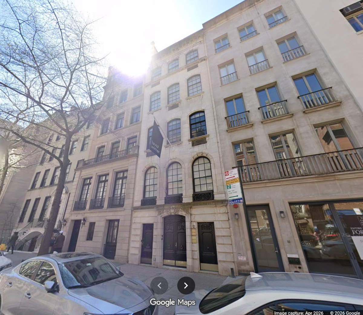 A limestone townhouse has been left vacant after The David Zwirner Gallery closed earlier this week, Artnet News reports.