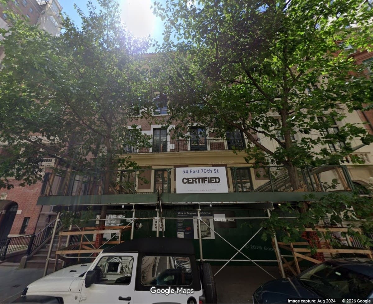 Developer David Amirian bought 34 East 70th St. between Madison and Park Avenues for $20,720,000, a new deed transfer filed Wednesday shows.