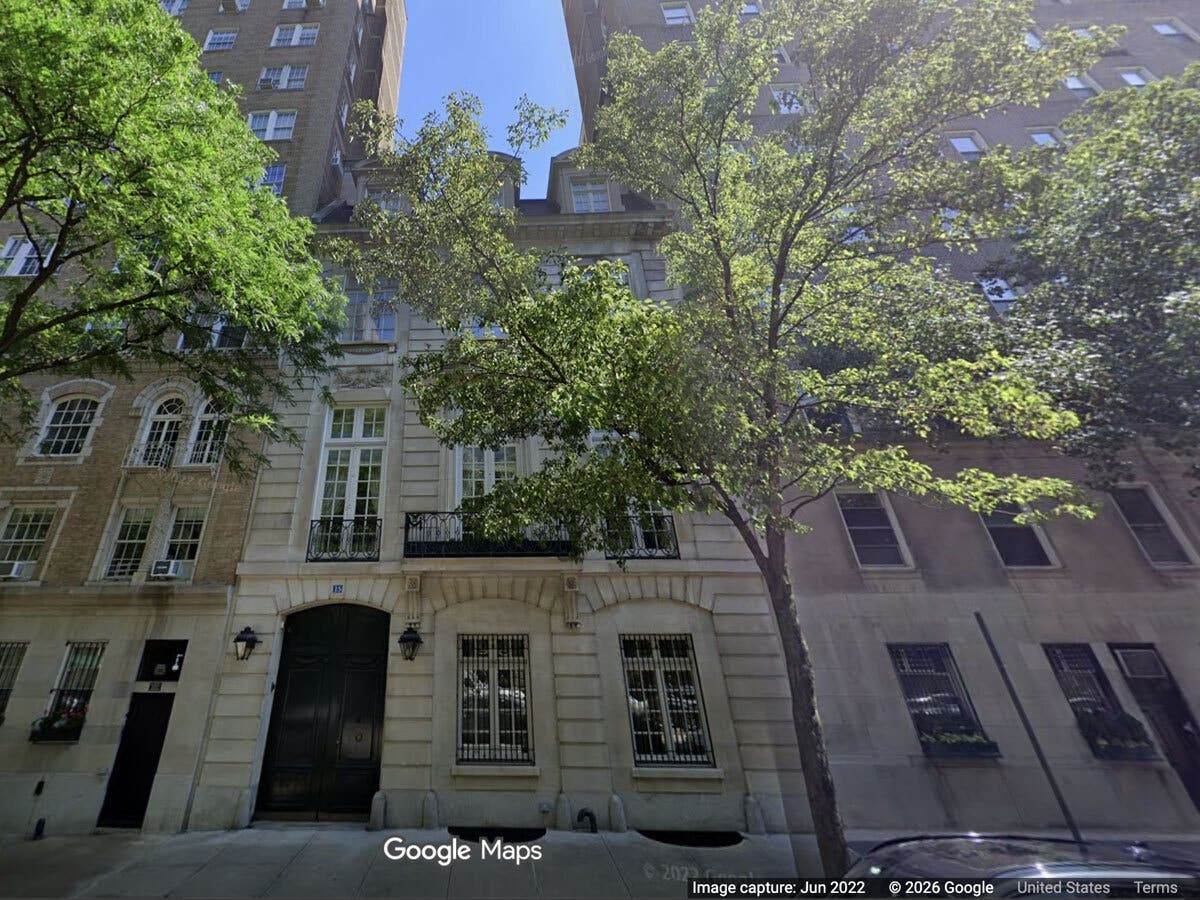 The mansion, which was owned by the late Iranian billionaire oil executive Hushang Ansary, is located at 15 East 96th St., between Fifth and Madison avenues.